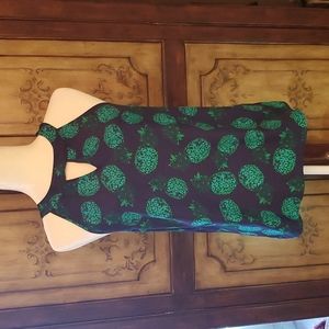 Size small Market and Spruce navy and green tank